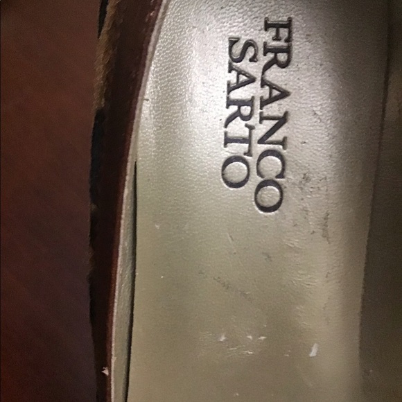 BEAUTIFUL Franco Sarto leopard mohair Pump - Picture 7 of 7